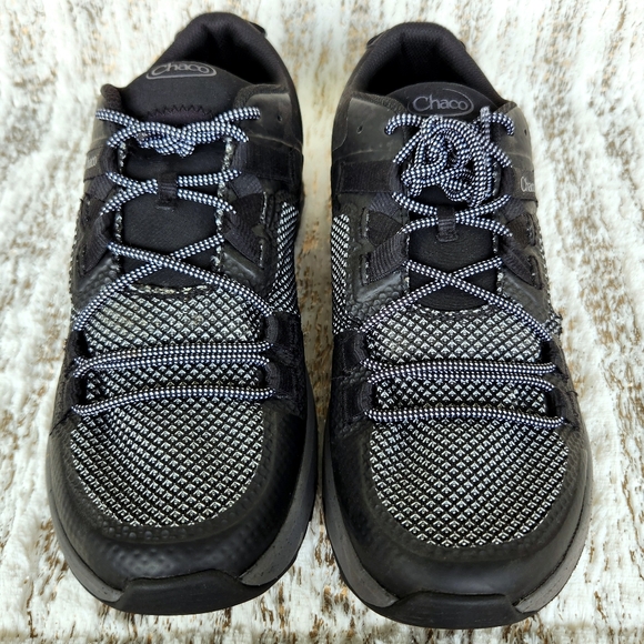 Chaco "Canyonland" Sneakers Mesh Outdoor Hiking Water Shoe Black | Men's Size 9 - Picture 4 of 11
